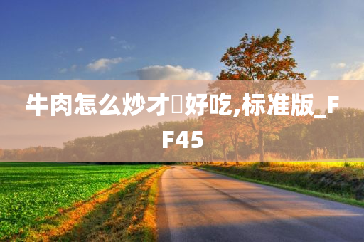 牛肉怎么炒才嫰好吃,标准版_FF45