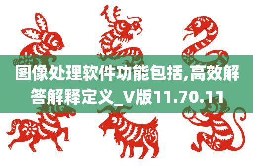 图像处理软件功能包括,高效解答解释定义_V版11.70.11