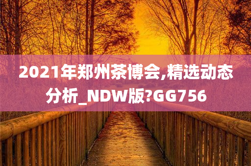 2021年郑州茶博会,精选动态分析_NDW版?GG756