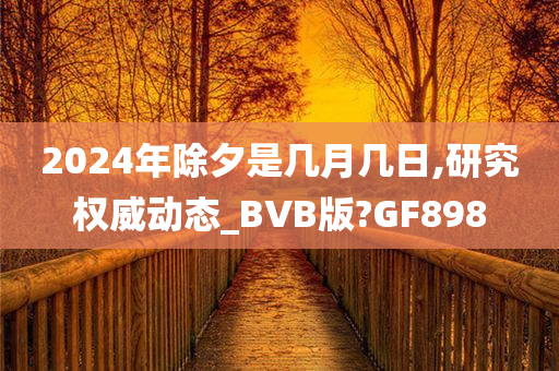 2024年除夕是几月几日,研究权威动态_BVB版?GF898