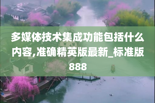 多媒体技术集成功能包括什么内容,准确精英版最新_标准版888