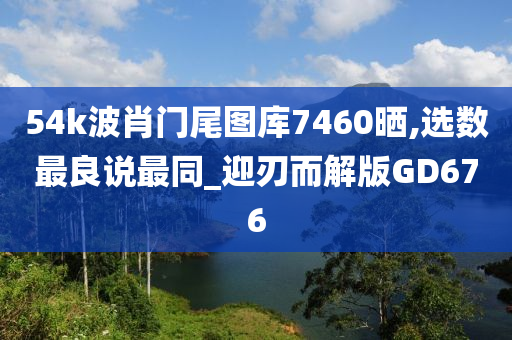 54k波肖门尾图库7460晒,选数最良说最同_迎刃而解版GD676