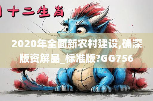 2020年全面新农村建设,确深版资解品_标准版?GG756