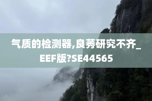 气质的检测器,良莠研究不齐_EEF版?SE44565