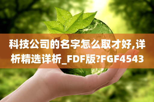 科技公司的名字怎么取才好,详析精选详析_FDF版?FGF4543