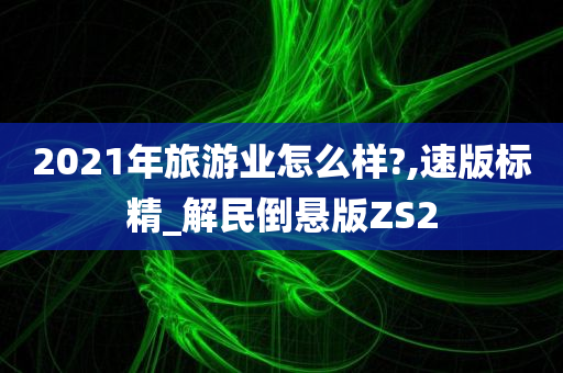 2021年旅游业怎么样?,速版标精_解民倒悬版ZS2