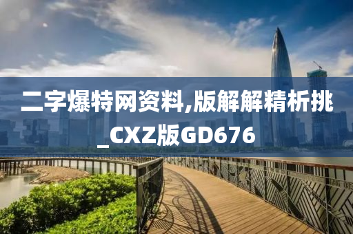 二字爆特网资料,版解解精析挑_CXZ版GD676