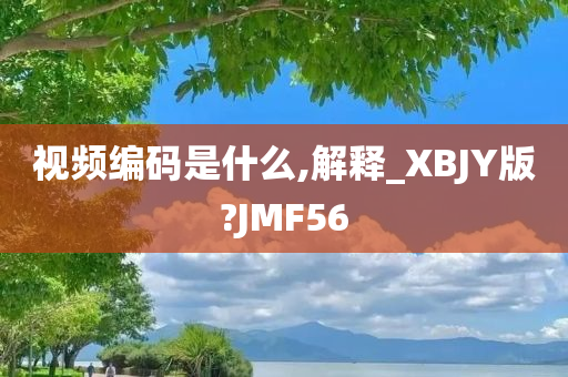 视频编码是什么,解释_XBJY版?JMF56