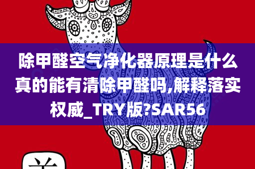 除甲醛空气净化器原理是什么真的能有清除甲醛吗,解释落实权威_TRY版?SAR56