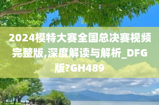 2024模特大赛全国总决赛视频完整版,深度解读与解析_DFG版?GH489