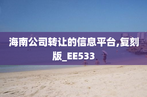 海南公司转让的信息平台,复刻版_EE533