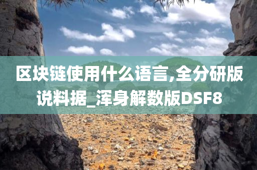 区块链使用什么语言,全分研版说料据_浑身解数版DSF8