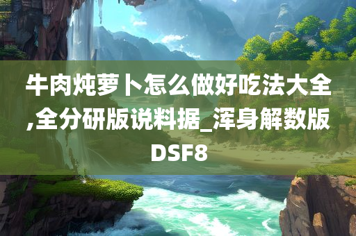 牛肉炖萝卜怎么做好吃法大全,全分研版说料据_浑身解数版DSF8