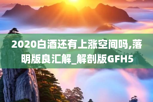 2020白酒还有上涨空间吗,落明版良汇解_解剖版GFH5