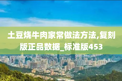 土豆烧牛肉家常做法方法,复刻版正品数据_标准版453