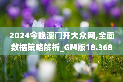 2024今晚澳门开大众网,全面数据策略解析_GM版18.368