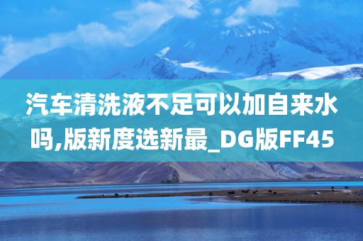 汽车清洗液不足可以加自来水吗,版新度选新最_DG版FF45