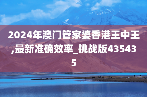 2024年澳门管家婆香港王中王,最新准确效率_挑战版435435