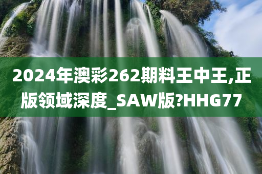 2024年澳彩262期料王中王,正版领域深度_SAW版?HHG77