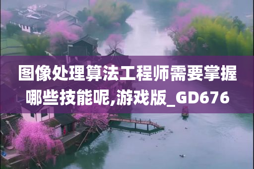 图像处理算法工程师需要掌握哪些技能呢,游戏版_GD676