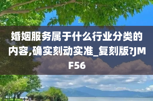 婚姻服务属于什么行业分类的内容,确实刻动实准_复刻版?JMF56