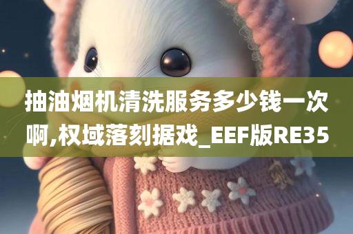 抽油烟机清洗服务多少钱一次啊,权域落刻据戏_EEF版RE35