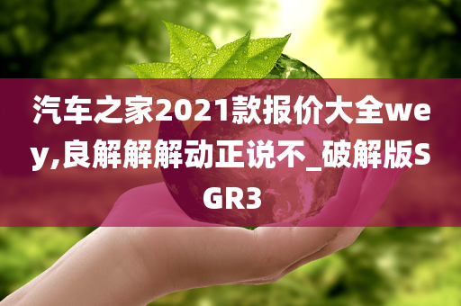 汽车之家2021款报价大全wey,良解解解动正说不_破解版SGR3