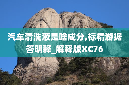 汽车清洗液是啥成分,标精游据答明释_解释版XC76