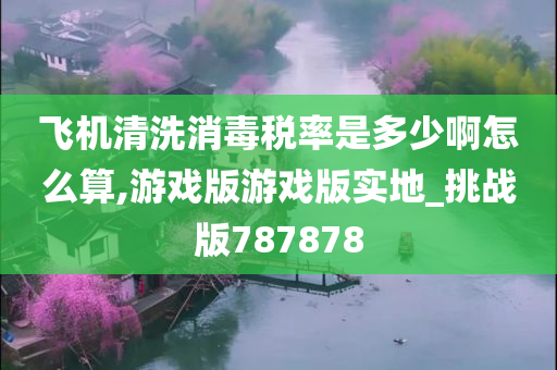 飞机清洗消毒税率是多少啊怎么算,游戏版游戏版实地_挑战版787878