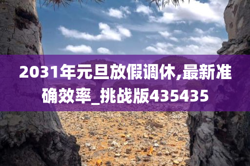 2031年元旦放假调休,最新准确效率_挑战版435435