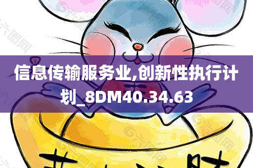 信息传输服务业,创新性执行计划_8DM40.34.63