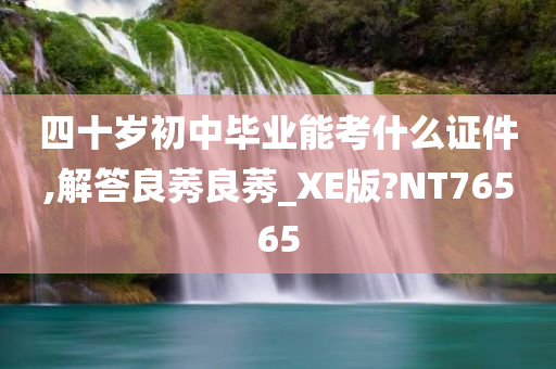 四十岁初中毕业能考什么证件,解答良莠良莠_XE版?NT76565