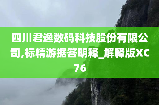 四川君逸数码科技股份有限公司,标精游据答明释_解释版XC76