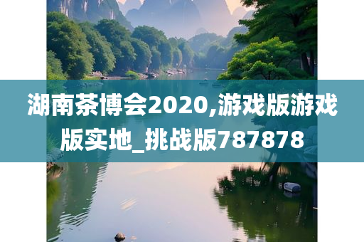 湖南茶博会2020,游戏版游戏版实地_挑战版787878