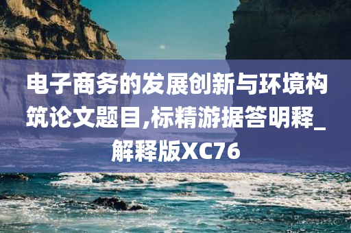 电子商务的发展创新与环境构筑论文题目,标精游据答明释_解释版XC76