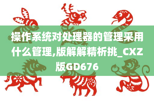 操作系统对处理器的管理采用什么管理,版解解精析挑_CXZ版GD676