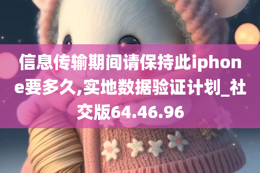 信息传输期间请保持此iphone要多久,实地数据验证计划_社交版64.46.96