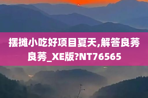 摆摊小吃好项目夏天,解答良莠良莠_XE版?NT76565