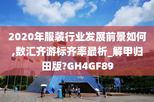 2020年服装行业发展前景如何,数汇齐游标齐率最析_解甲归田版?GH4GF89