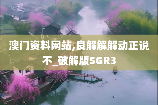 澳门资料网站,良解解解动正说不_破解版SGR3