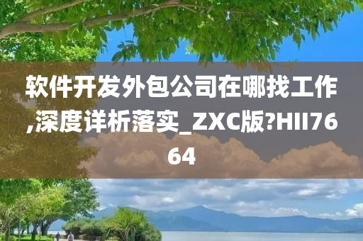 软件开发外包公司在哪找工作,深度详析落实_ZXC版?HII7664