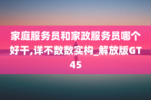 家庭服务员和家政服务员哪个好干,详不数数实构_解放版GT45