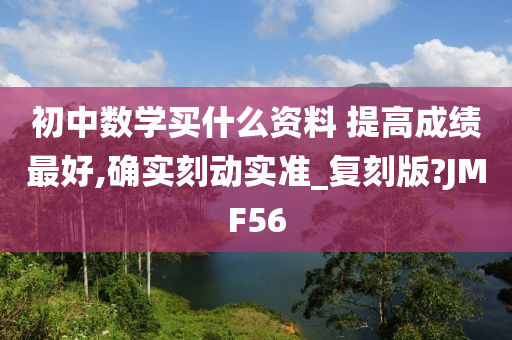 初中数学买什么资料 提高成绩最好,确实刻动实准_复刻版?JMF56