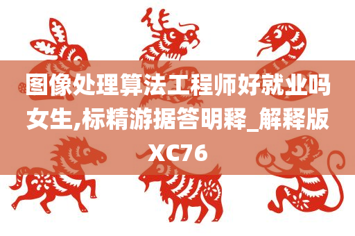 图像处理算法工程师好就业吗女生,标精游据答明释_解释版XC76