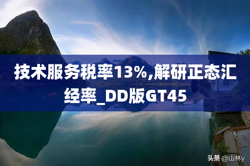 技术服务税率13%,解研正态汇经率_DD版GT45