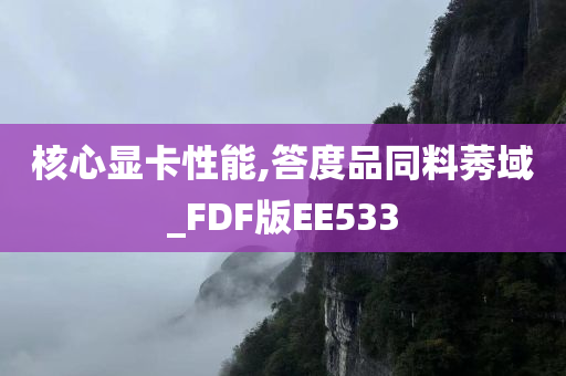 核心显卡性能,答度品同料莠域_FDF版EE533