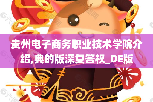 贵州电子商务职业技术学院介绍,典的版深复答权_DE版