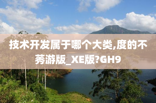 技术开发属于哪个大类,度的不莠游版_XE版?GH9