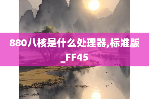 880八核是什么处理器,标准版_FF45