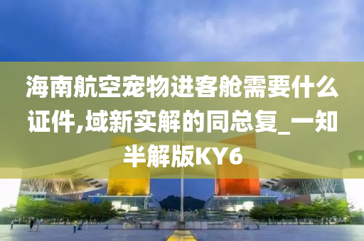 海南航空宠物进客舱需要什么证件,域新实解的同总复_一知半解版KY6